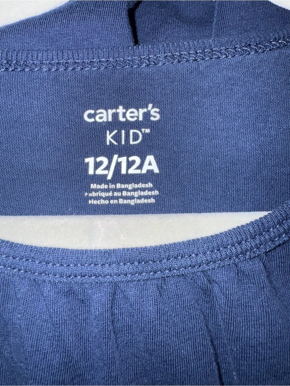 Carter's Navy Short Sleeve Crewneck Tee